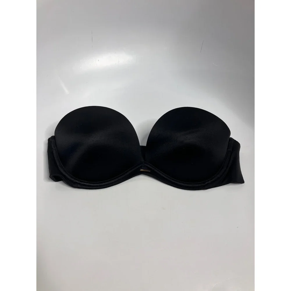 Victoria's Secret Strapless Bra Womens 34B Black Excellent Very Sexy Multi-Way